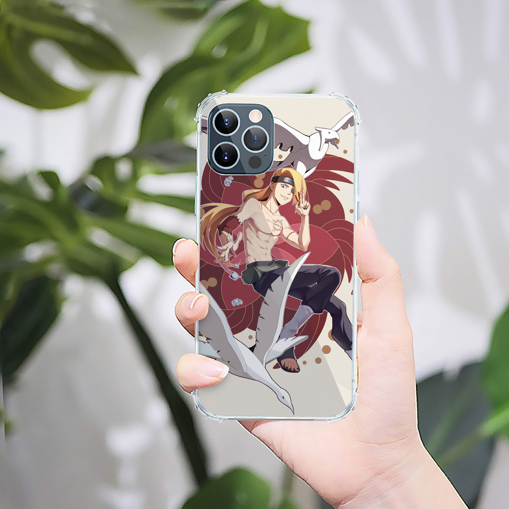 （画像用） NARUTO -ナルト- NARUTO -ナルト- 疾風伝 【iPhone 12シリーズ対応】透明スマホケース（クリアソフトケース）